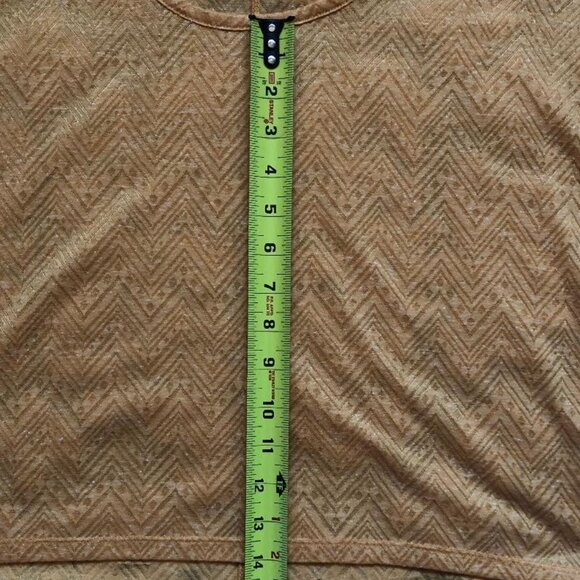 Mudd, Orange, Lightweight, Cropped, Short Sleeve, Top, Size: Extra Small - Picture 4 of 9